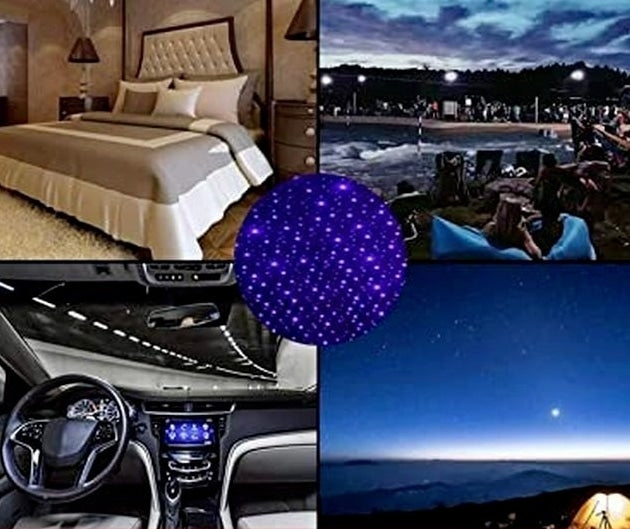 Kieszonkowy projektor gwiazd USB do samochodu