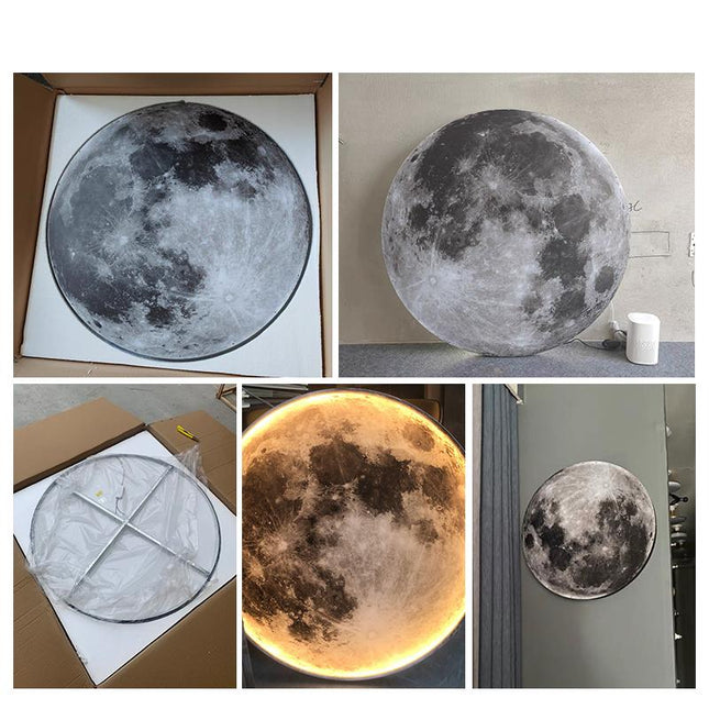 Nowoczesny kinkiet ścienny LED kształt księżyca