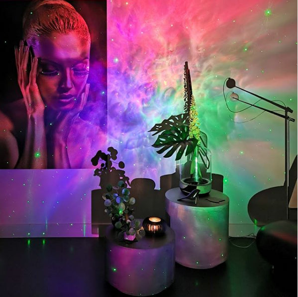 Projektor gwiazd z głośnikiem Bluetooth