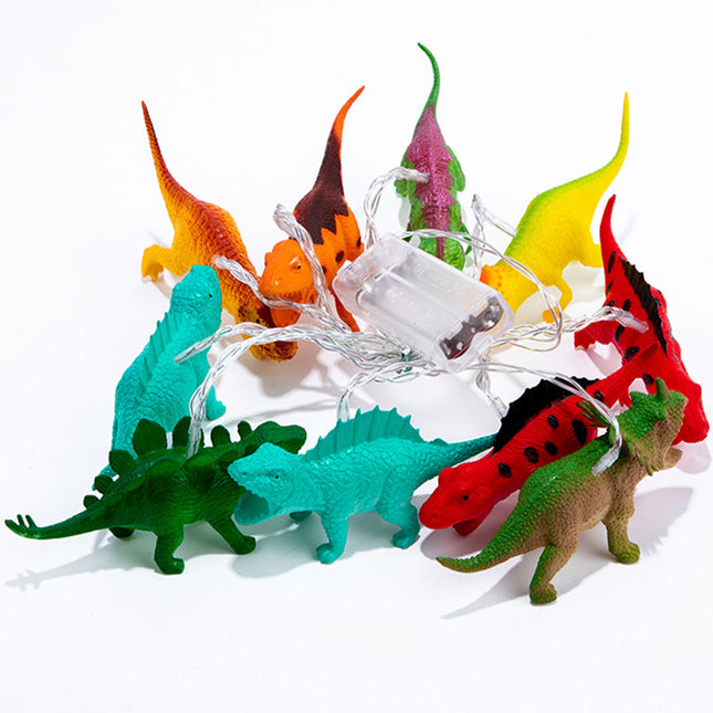 Girlanda świetlna LED z dinozaurami 10szt