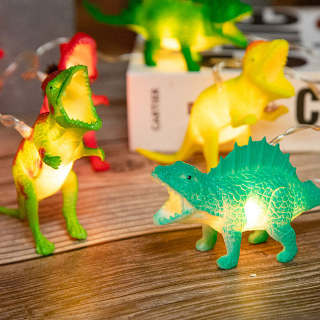 Girlanda świetlna LED z dinozaurami 10szt