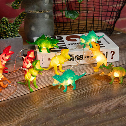 Girlanda świetlna LED z dinozaurami 10szt