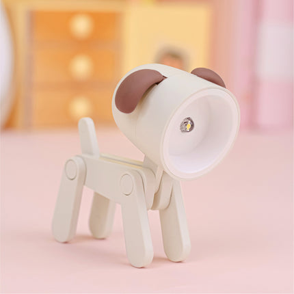 Składana mini lampka nocna LED piesek