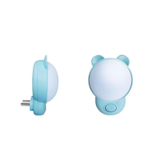 Różowa lampka nocna do kontaktu miś