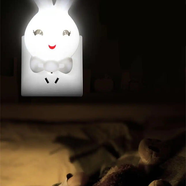 Lampka nocna LED do kontaktu króliczek