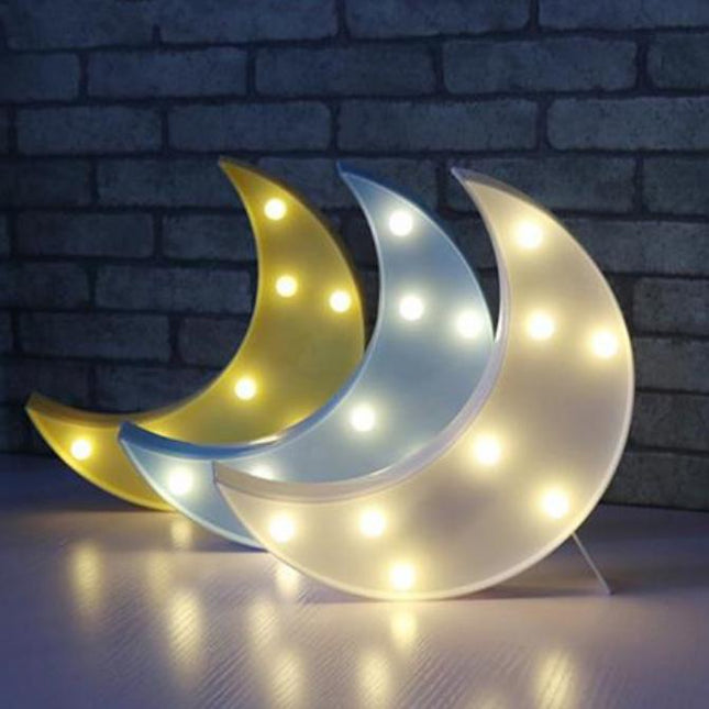 Dekoracyjna lampka LED w kształcie księżyca