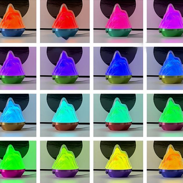 Lampka nocna góra LED 16 kolorów