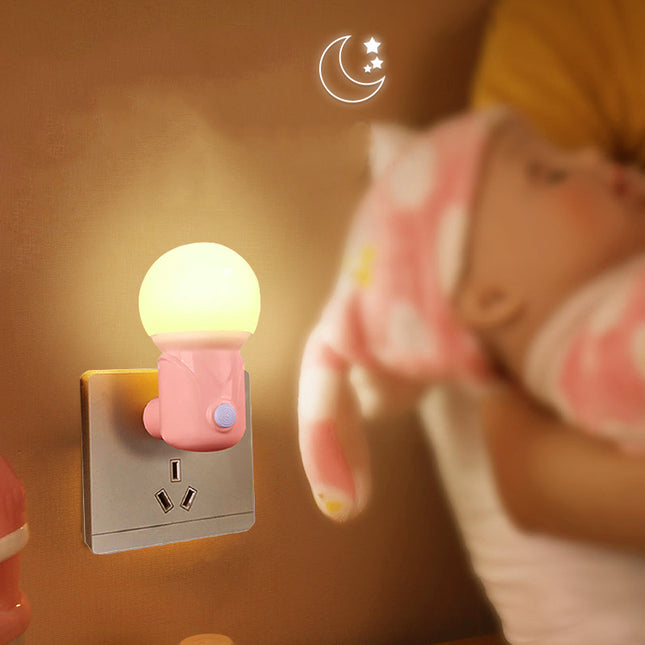 Lampka nocna LED do kontaktu kula