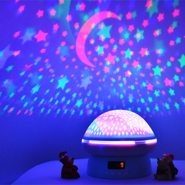 Projektor gwiazd lampka nocna w kształcie grzybka