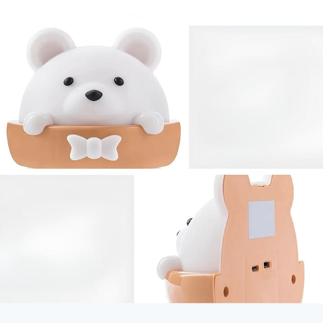 Ładowana lampka nocna miś z regulacją światła