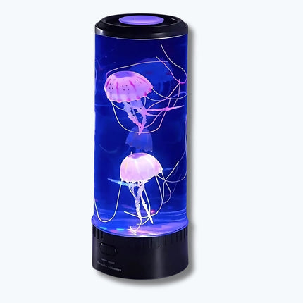 Lampka nocna LED akwarium z meduzami