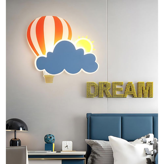 Lampka nocna dla dzieci balon chmurka