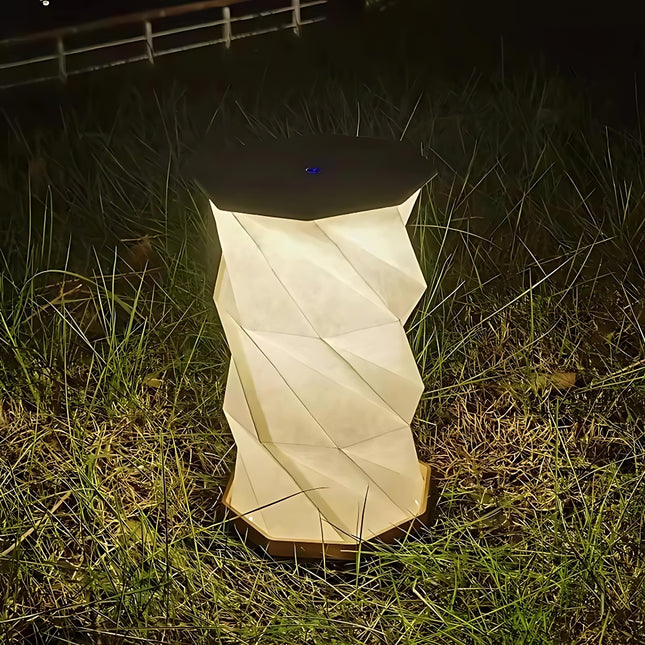 Składana lampka nocna LED w stylu origami