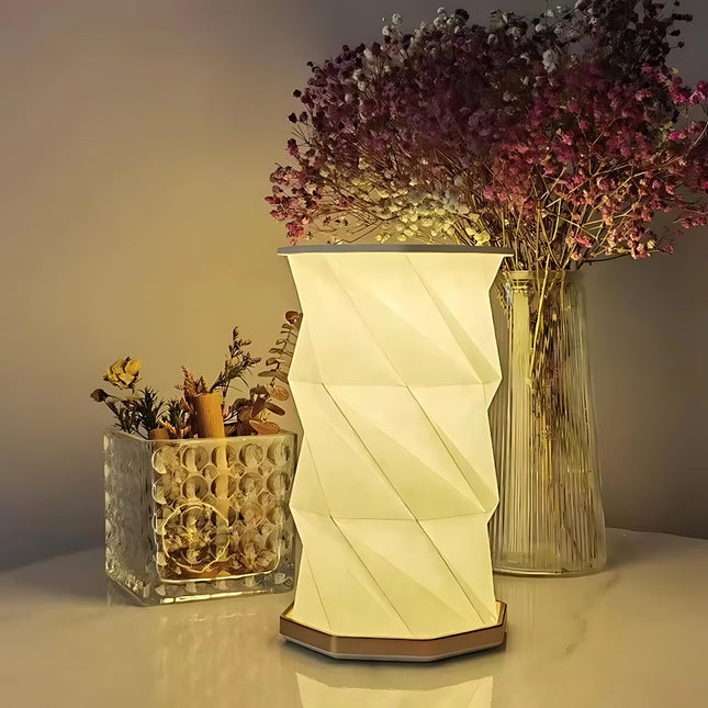 Składana lampka nocna LED w stylu origami