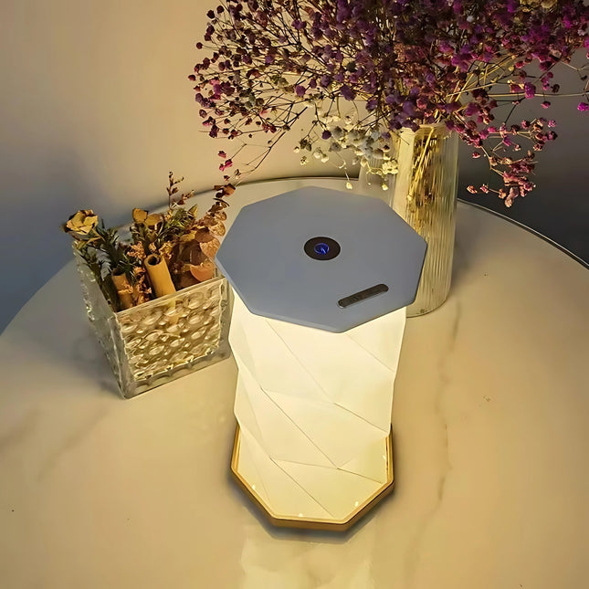 Składana lampka nocna LED w stylu origami