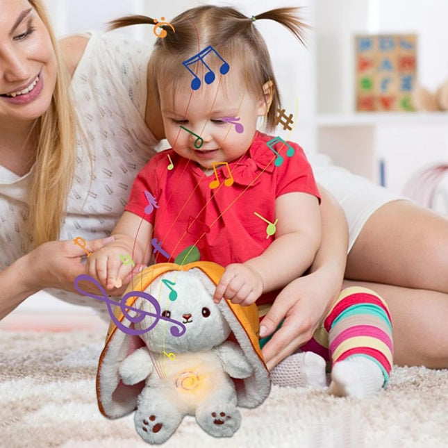 Pluszowa lampka nocna królik w marchewce