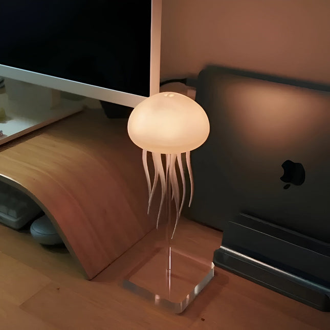 Lampka nocna meduza z aktywacją dźwiękiem