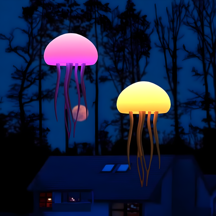 Lampka nocna meduza z aktywacją dźwiękiem