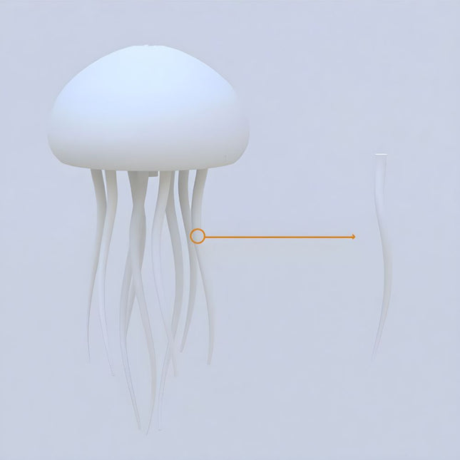 Lampka nocna meduza z aktywacją dźwiękiem