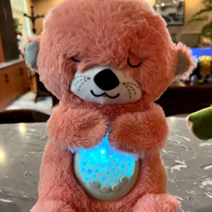 Świecąca pluszowa maskotka śpiąca wydra