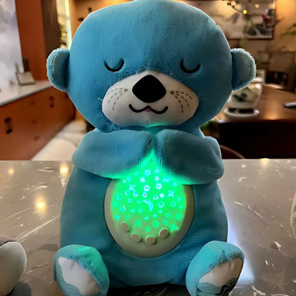 Świecąca pluszowa maskotka śpiąca wydra