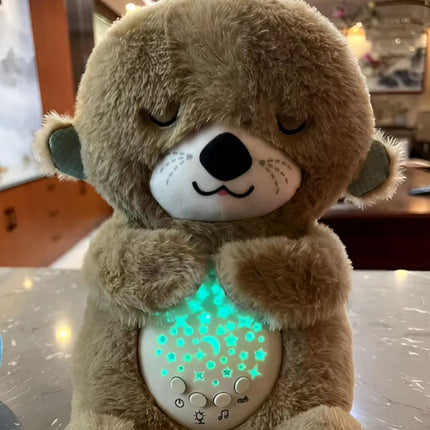 Świecąca pluszowa maskotka śpiąca wydra