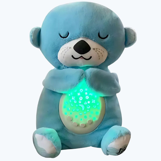 Świecąca pluszowa maskotka śpiąca wydra