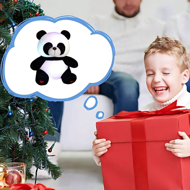 Świecąca pluszowa maskotka panda dla dzieci