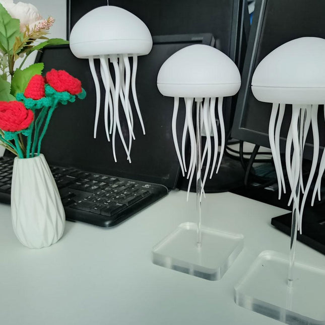 Lampka nocna meduza z aktywacją dźwiękiem