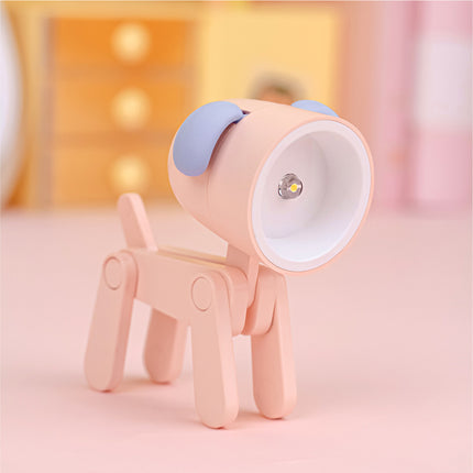 Składana mini lampka nocna LED piesek
