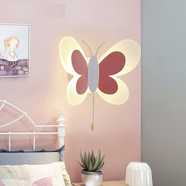 Kinkiet ścienny LED motyl do pokoju