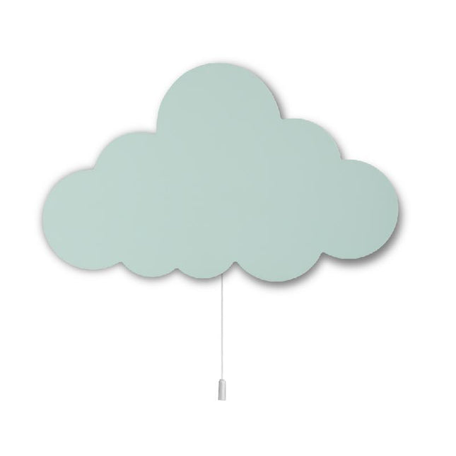Drewniana lampka ścienna chmurka dla dzieci