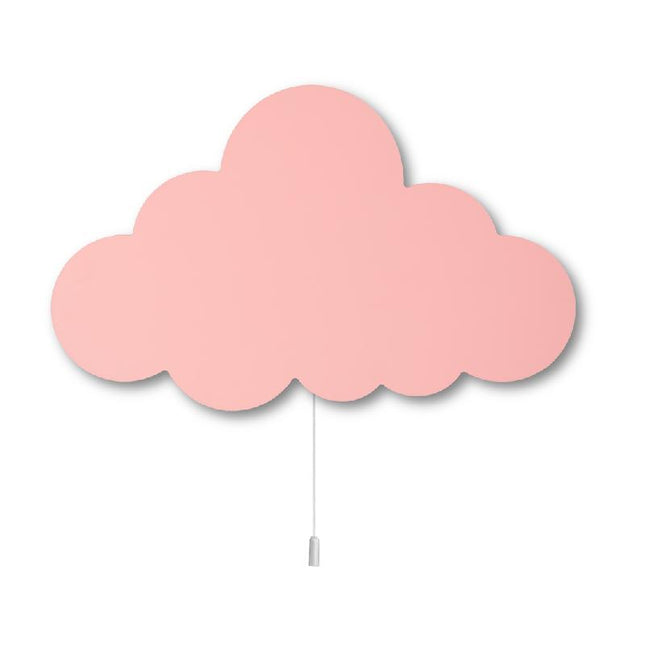 Drewniana lampka ścienna chmurka dla dzieci