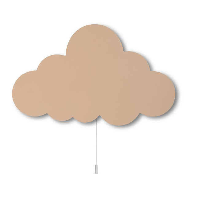 Drewniana lampka ścienna chmurka dla dzieci