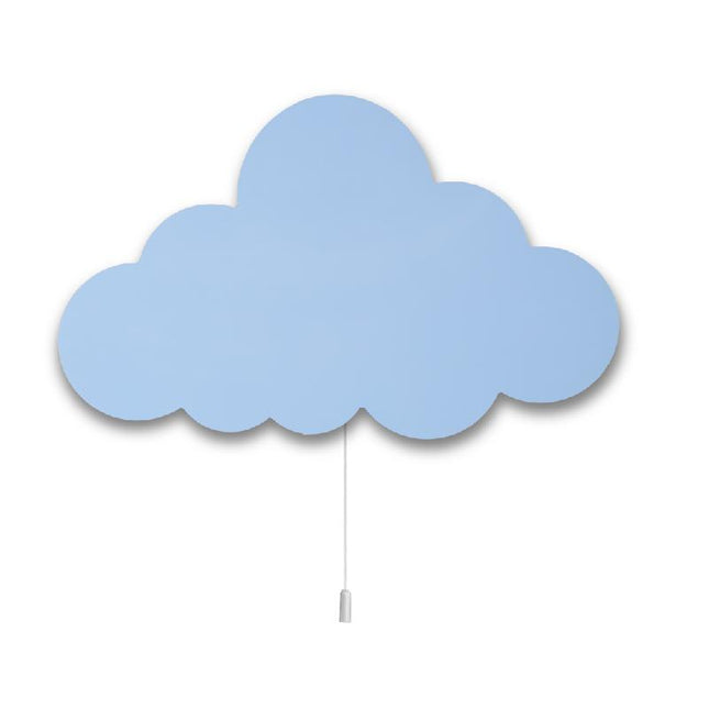 Drewniana lampka ścienna chmurka dla dzieci