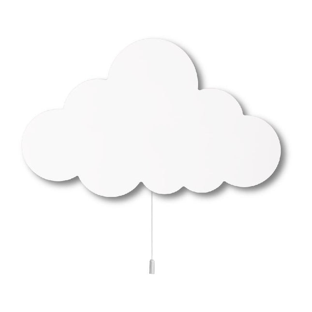 Drewniana lampka ścienna chmurka dla dzieci