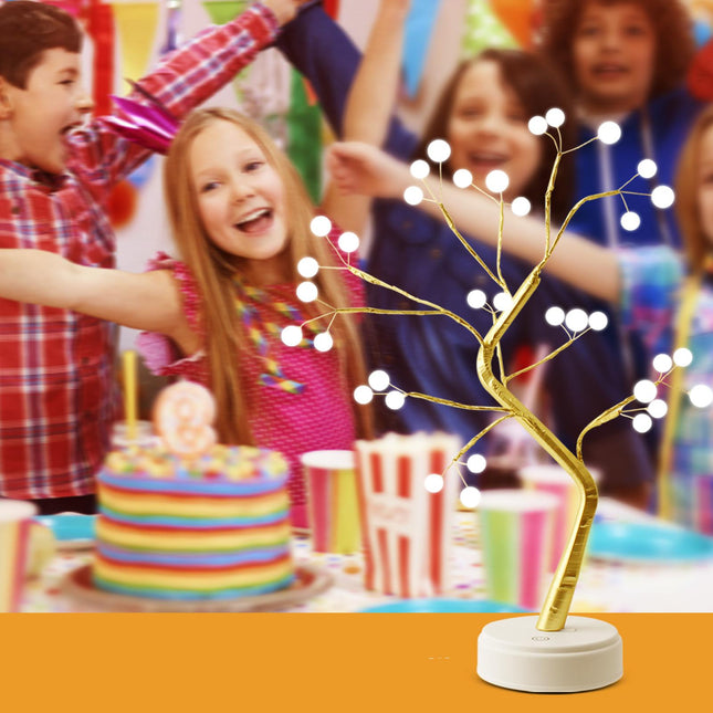Dekoracyjne drzewko świecące lampki LED na biurko