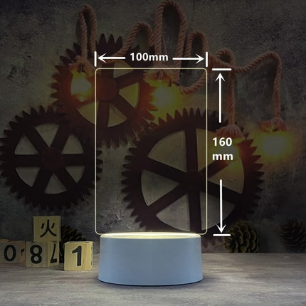 Kreatywna tablica memo LED do pisania