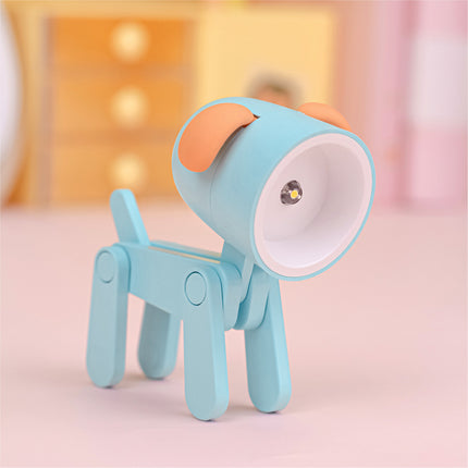 Składana mini lampka nocna LED piesek