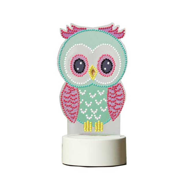 Zestaw kreatywny lampka nocna sowa DIY