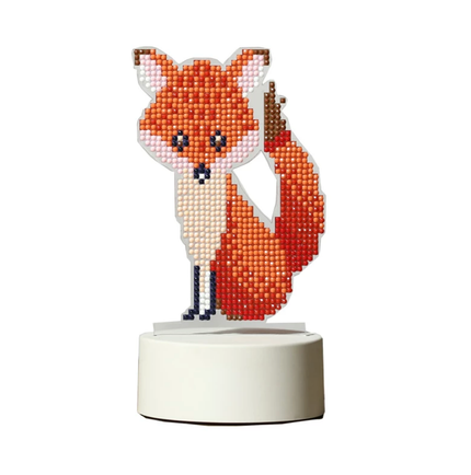 Zestaw kreatywny DIY lampka nocna LED lis