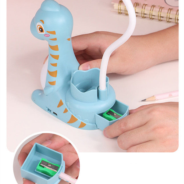 Dziecięca lampka na biurko LED dinozaur