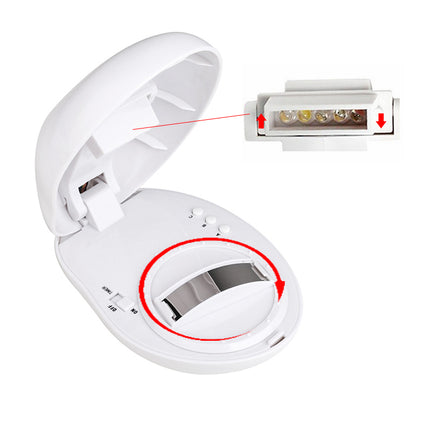 Lampka nocna z projekcją tęczy