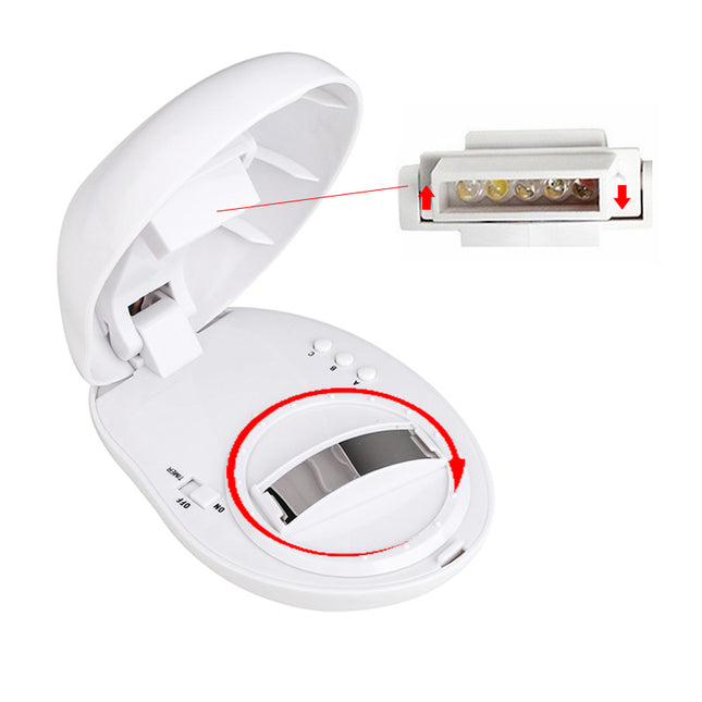 Lampka nocna z projekcją tęczy