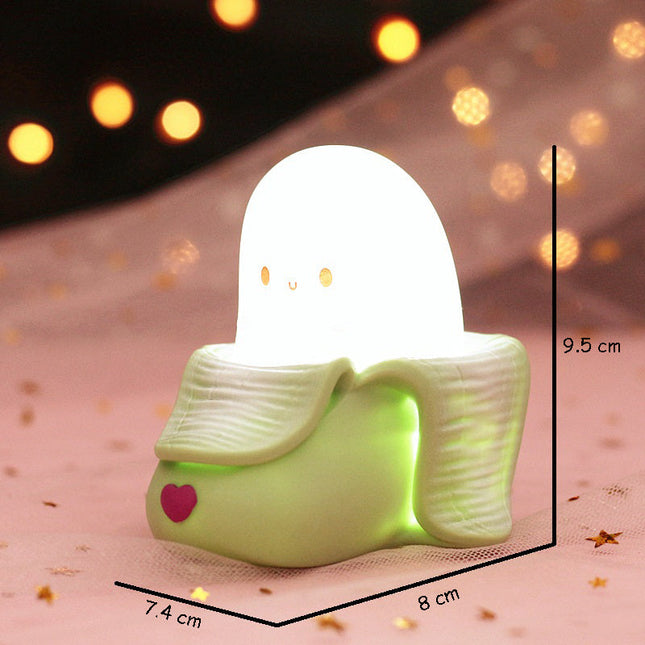 Lampka nocna duszek w bananie dla dzieci