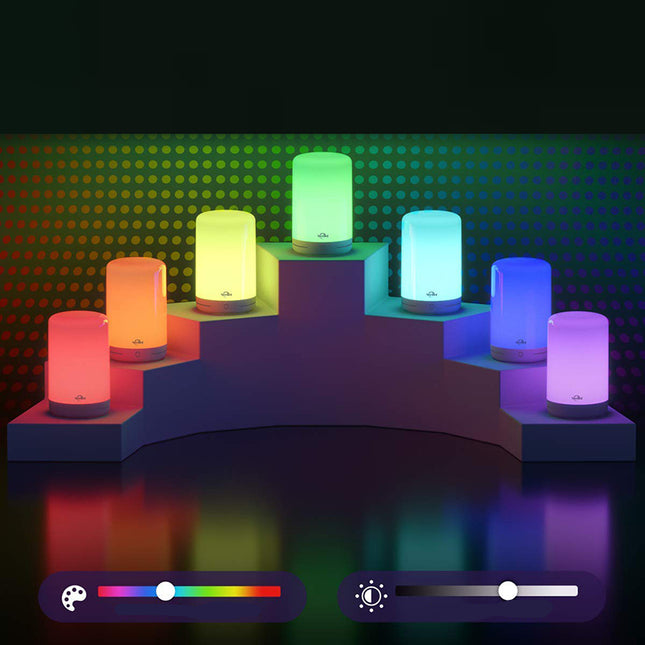 Inteligentna lampa stołowa sterowana smartfonem