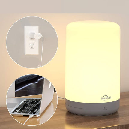 Inteligentna lampa stołowa sterowana smartfonem