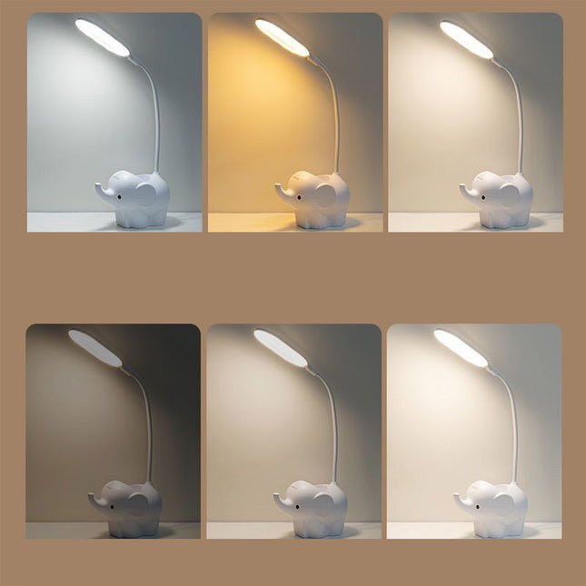 Lampka biurkowa LED słoń z przybornikiem