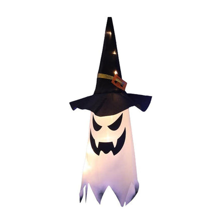 Wisząca dekoracja duch na Halloween LED