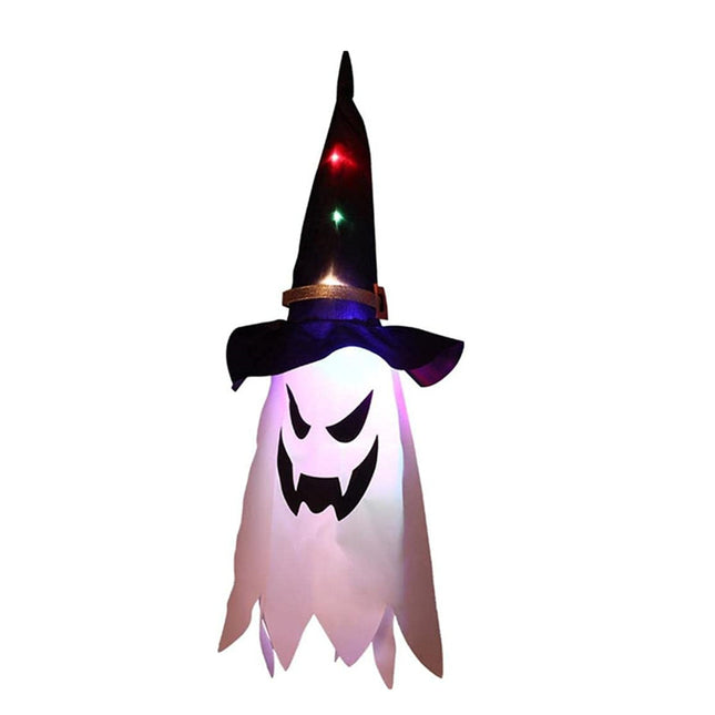 Wisząca dekoracja duch na Halloween LED
